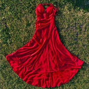 Elegant Red Prom Dress – Size 12 | Formal Gown